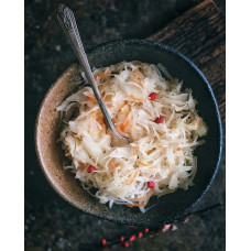 Капуста квашенная деревенская фермерская (КФХ Богородского р-на), с морковью, ведерко 1кг